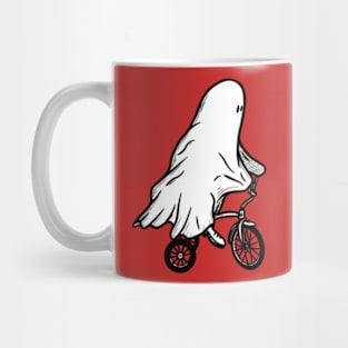 bicycling ghost Mug